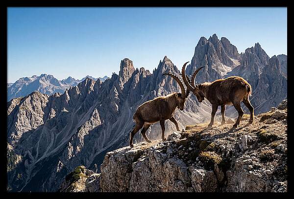 Ibex Butting Heads