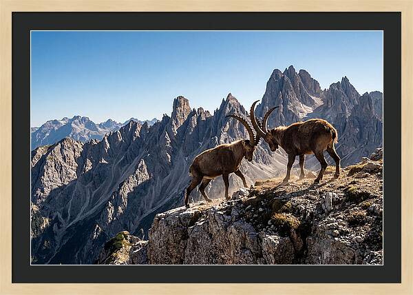 Ibex Butting Heads