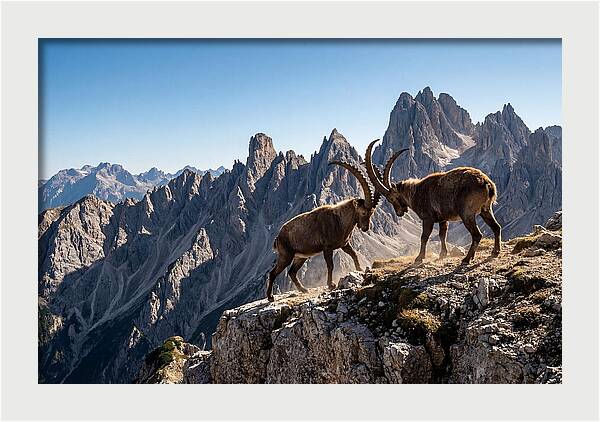 Ibex Butting Heads