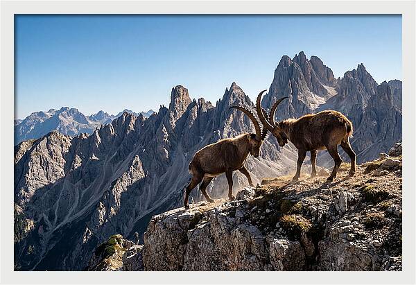 Ibex Butting Heads