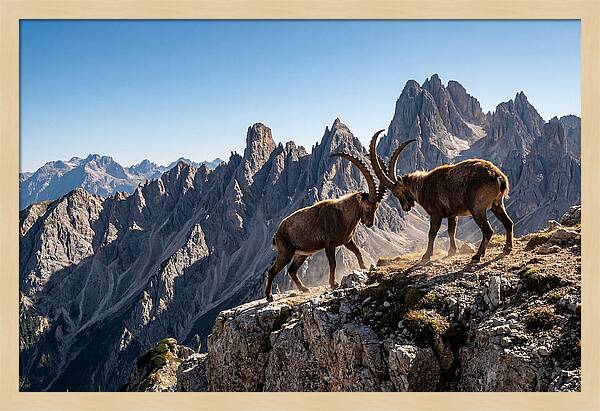 Ibex Butting Heads