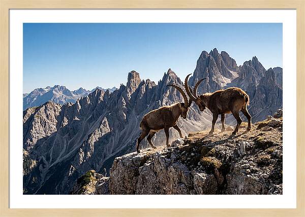 Ibex Butting Heads