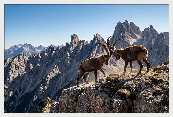 Ibex Butting Heads