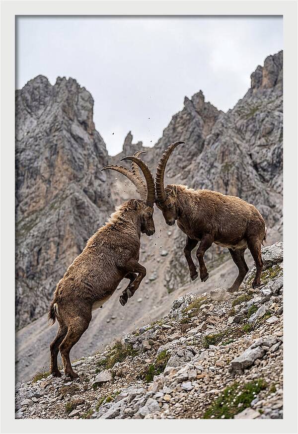 Ibex Engaging In Battle