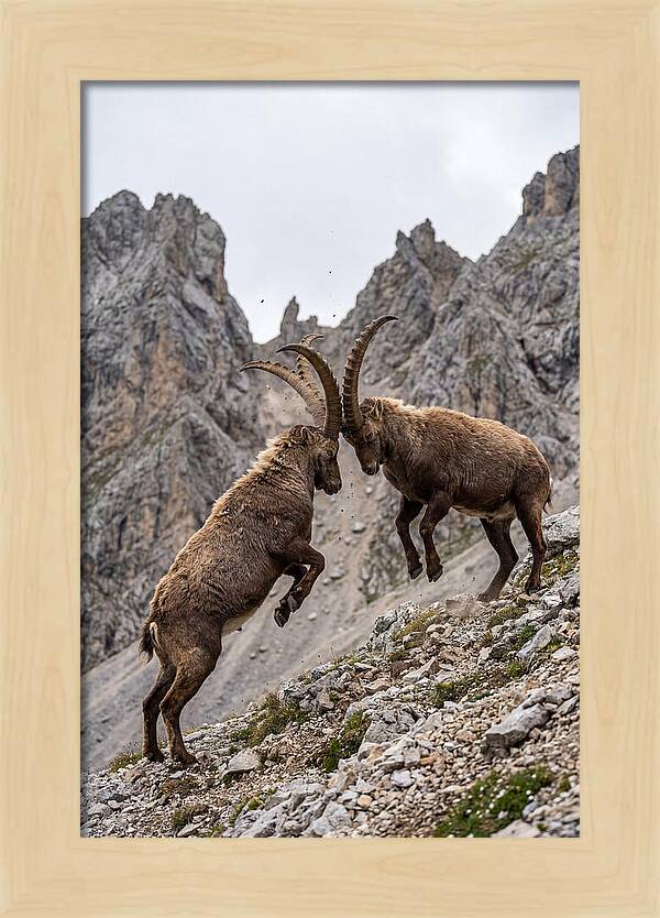 Ibex Engaging In Battle
