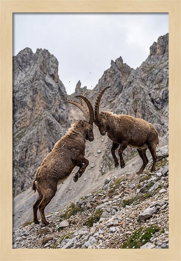 Ibex Engaging In Battle