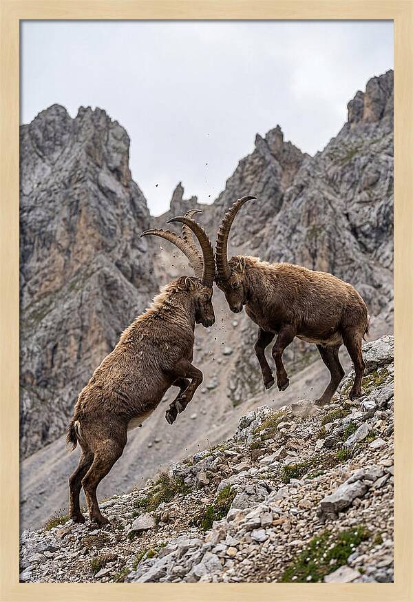 Ibex Engaging In Battle