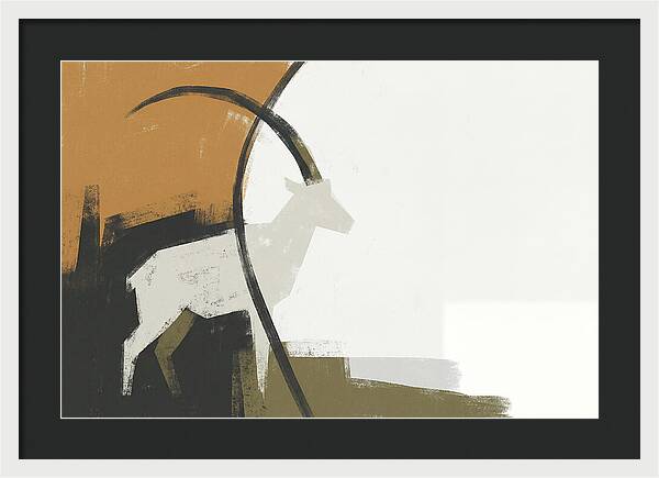 Ibex In Minimalist Style