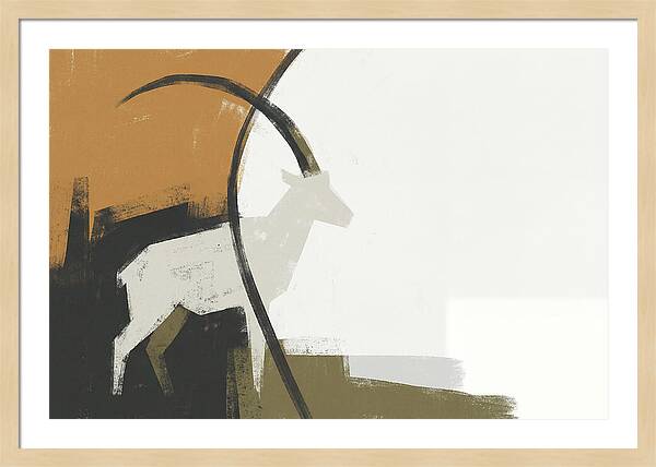 Ibex In Minimalist Style