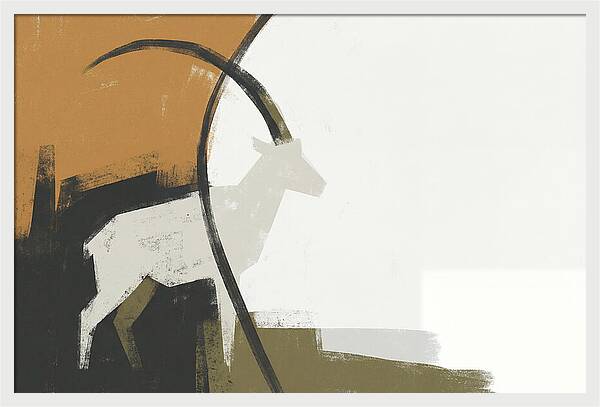 Ibex In Minimalist Style