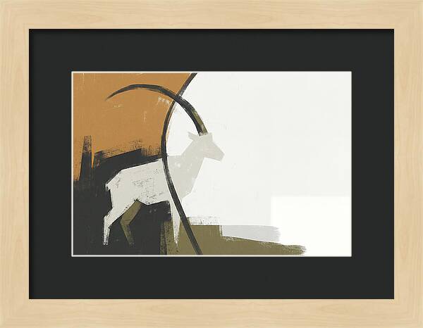 Ibex In Minimalist Style