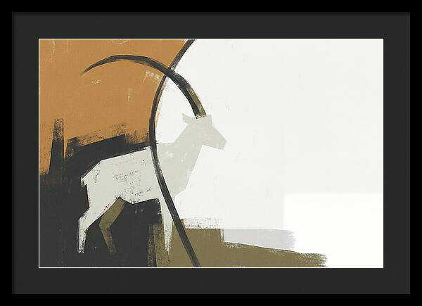 Ibex In Minimalist Style