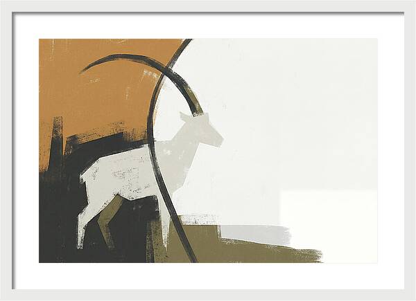 Ibex In Minimalist Style