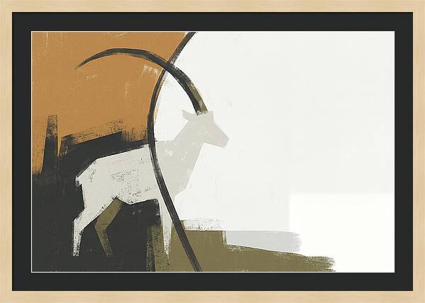 Ibex In Minimalist Style