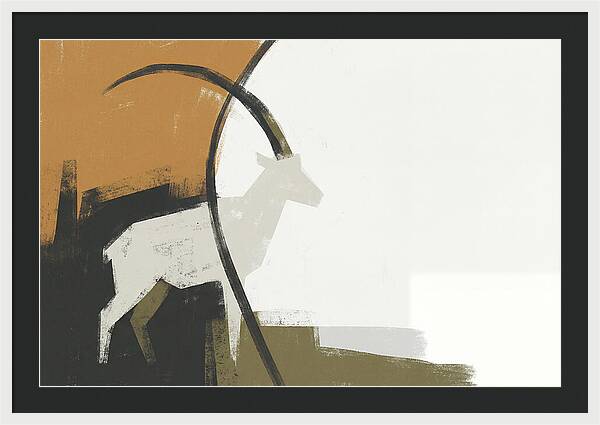 Ibex In Minimalist Style