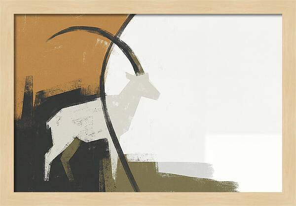 Ibex In Minimalist Style