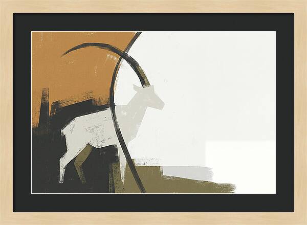 Ibex In Minimalist Style