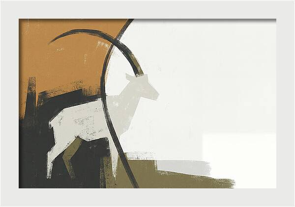Ibex In Minimalist Style