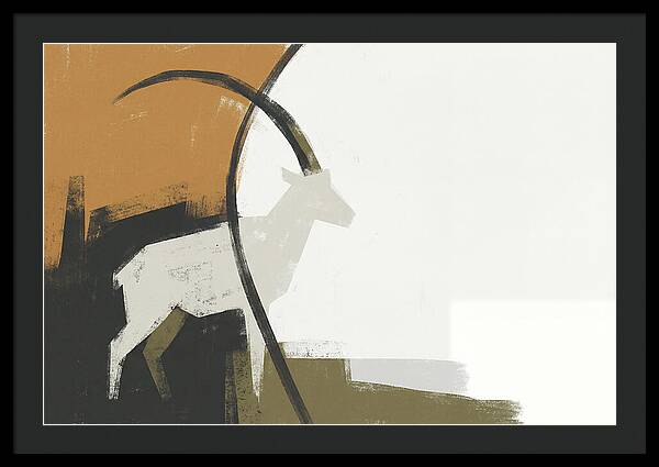 Ibex In Minimalist Style