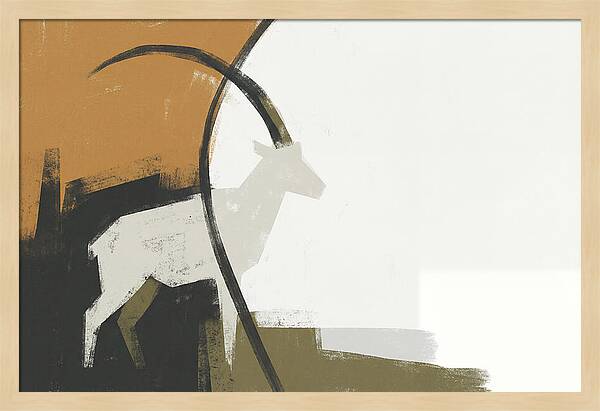 Ibex In Minimalist Style