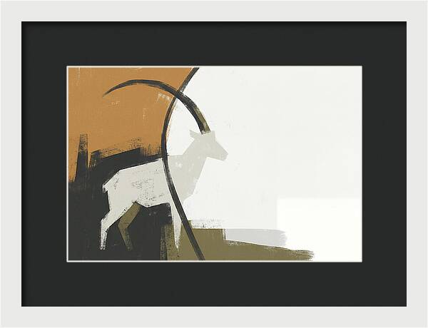 Ibex In Minimalist Style