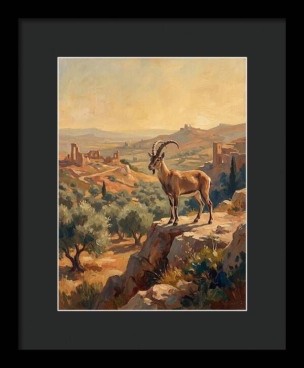 Ibex In The Mediterranean Landscape