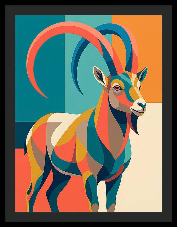 Ibex In Vibrant Colors