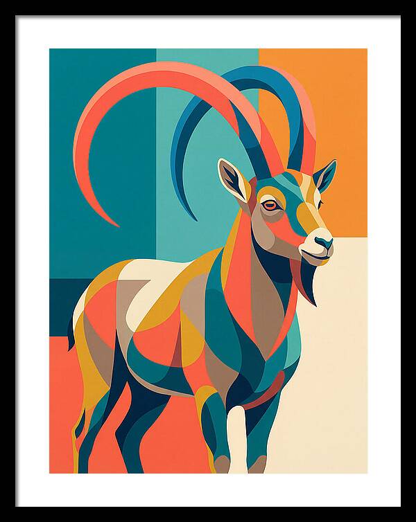 Ibex In Vibrant Colors