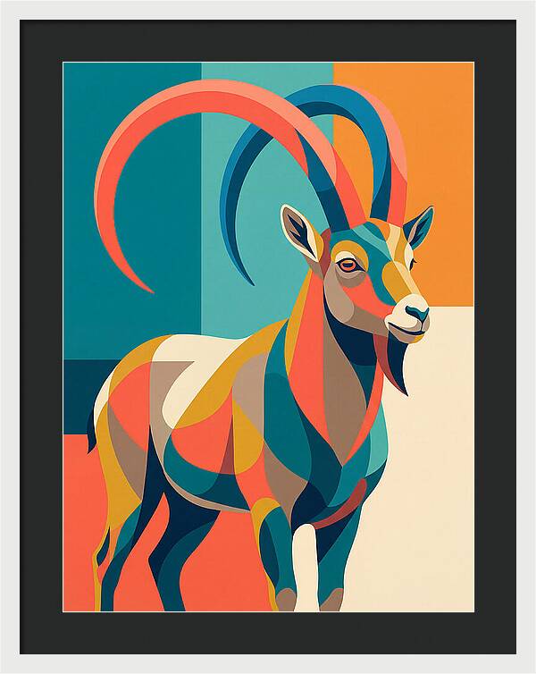 Ibex In Vibrant Colors
