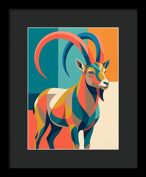 Ibex In Vibrant Colors