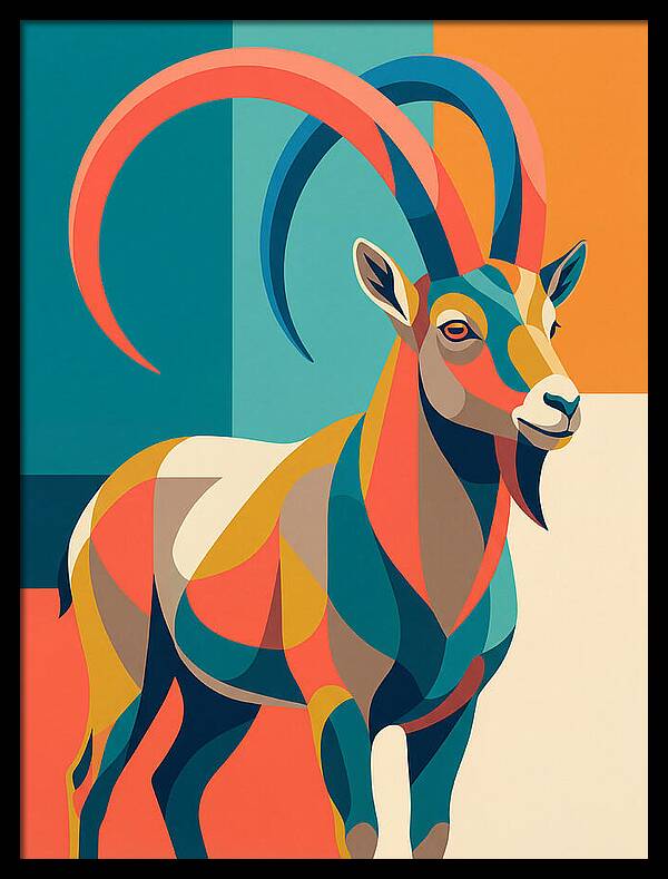 Ibex In Vibrant Colors