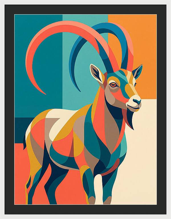 Ibex In Vibrant Colors