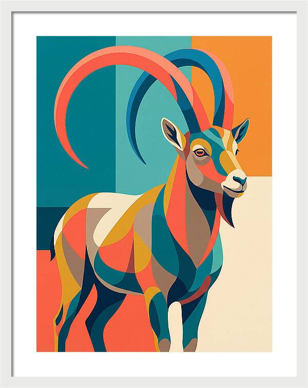 Ibex In Vibrant Colors