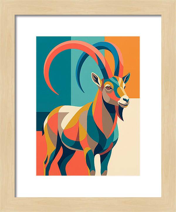 Ibex In Vibrant Colors