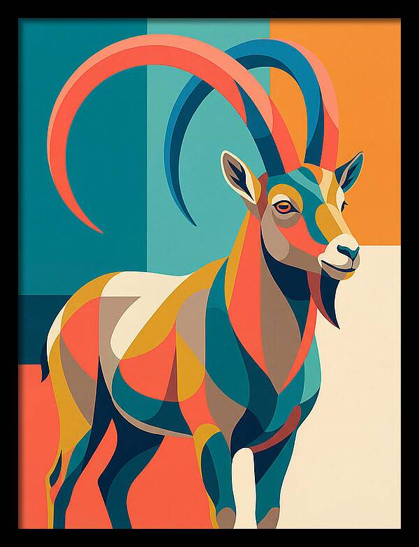 Ibex In Vibrant Colors