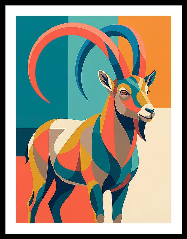 Ibex In Vibrant Colors