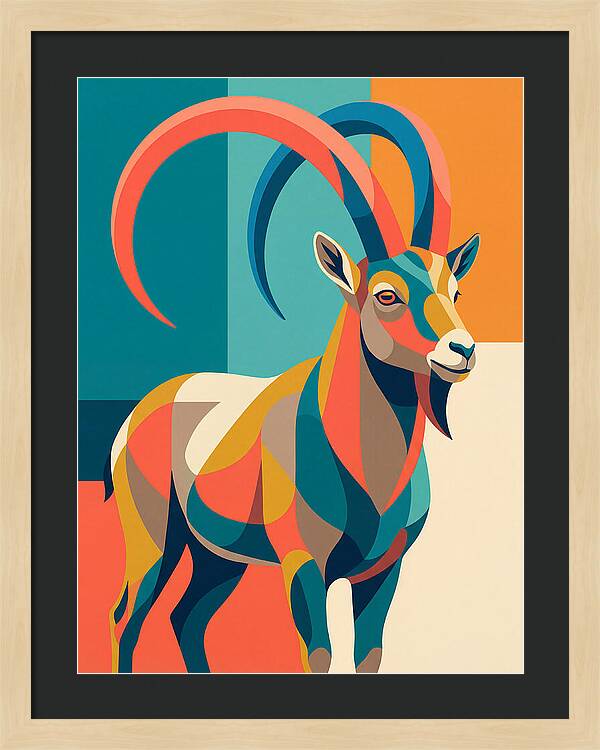 Ibex In Vibrant Colors