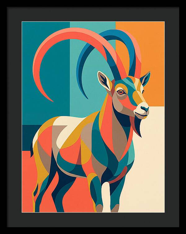 Ibex In Vibrant Colors