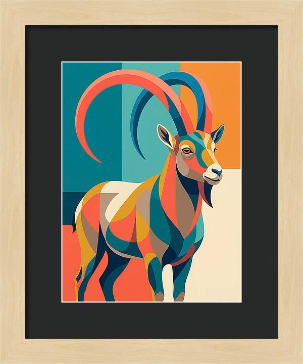 Ibex In Vibrant Colors