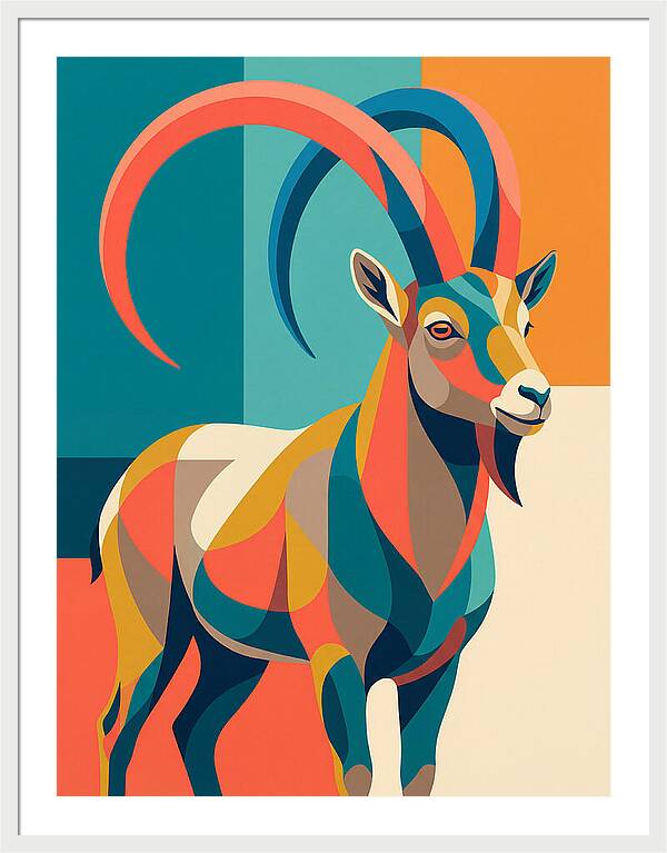 Ibex In Vibrant Colors