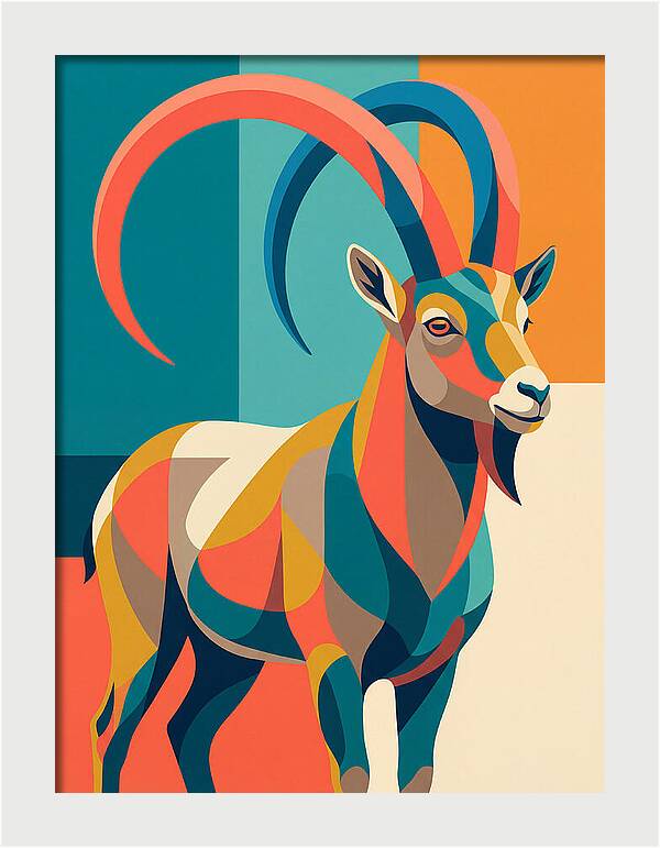 Ibex In Vibrant Colors