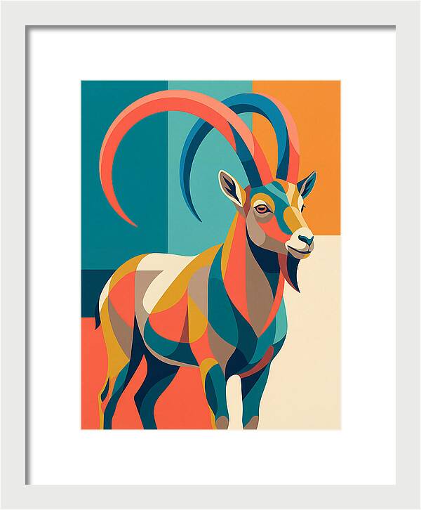 Ibex In Vibrant Colors