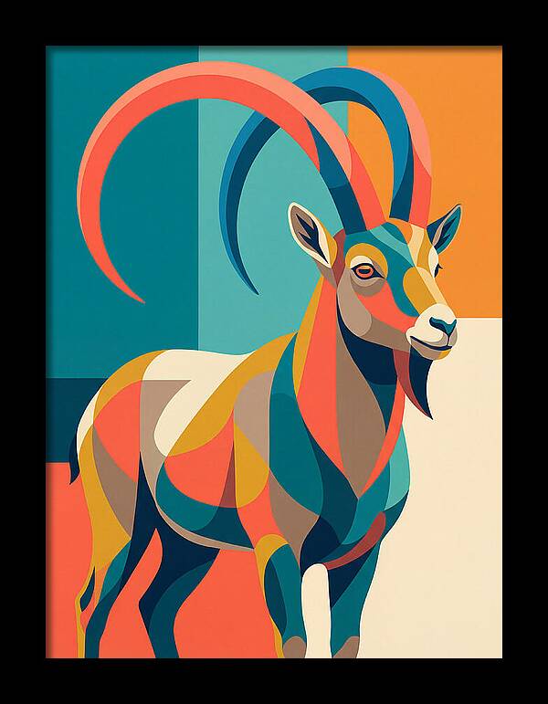 Ibex In Vibrant Colors