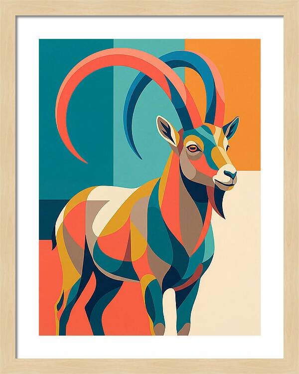 Ibex In Vibrant Colors