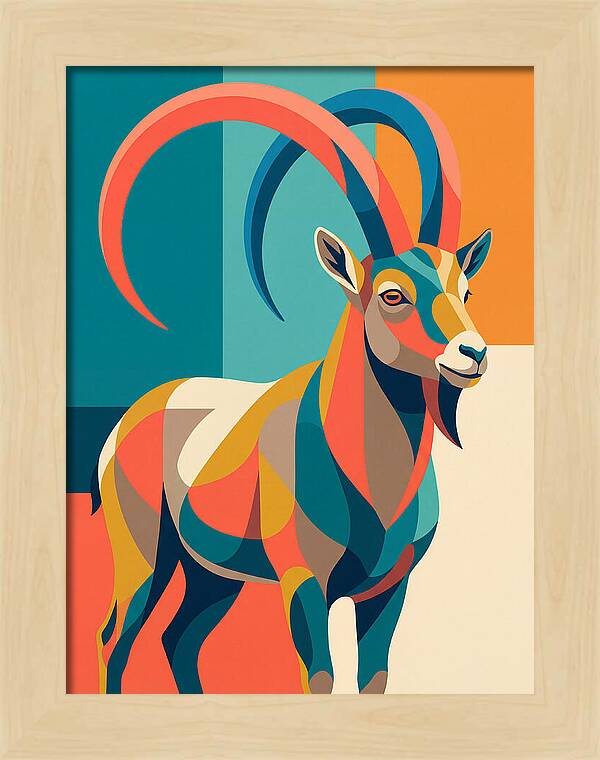 Ibex In Vibrant Colors