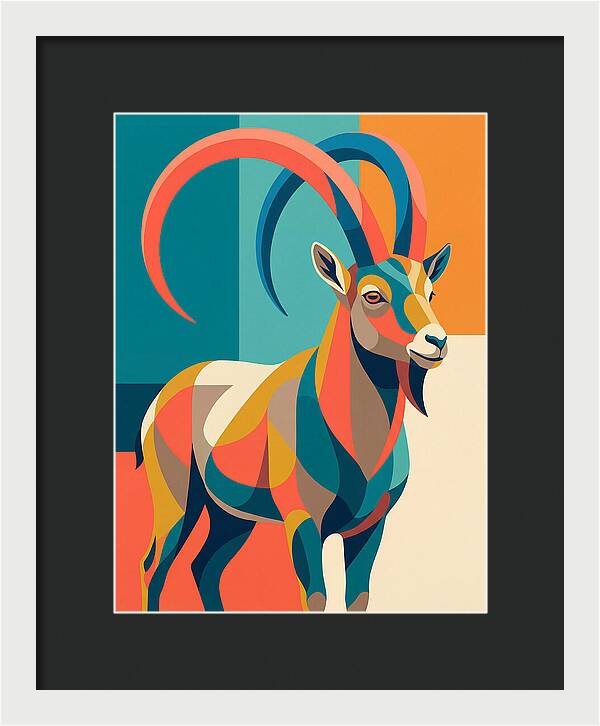 Ibex In Vibrant Colors