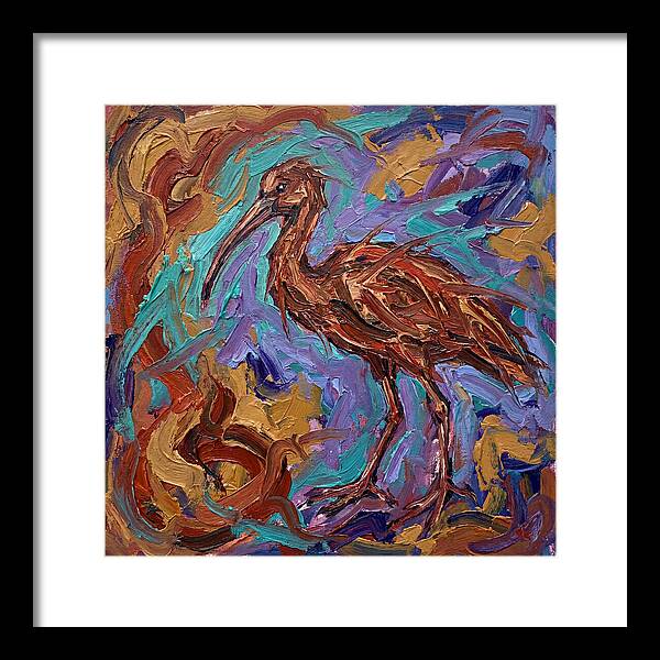 Ibis In Expressionist Style