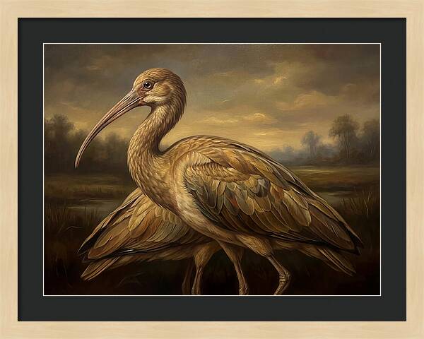 Ibis In Natural Habitat