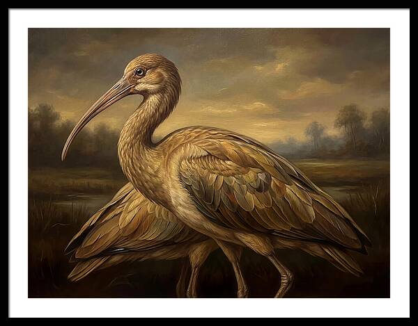 Ibis In Natural Habitat