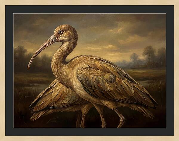 Ibis In Natural Habitat